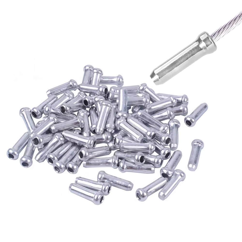 Xc Mtb Gear - 100pcs Bicycle Brake Shifter Cable Tips