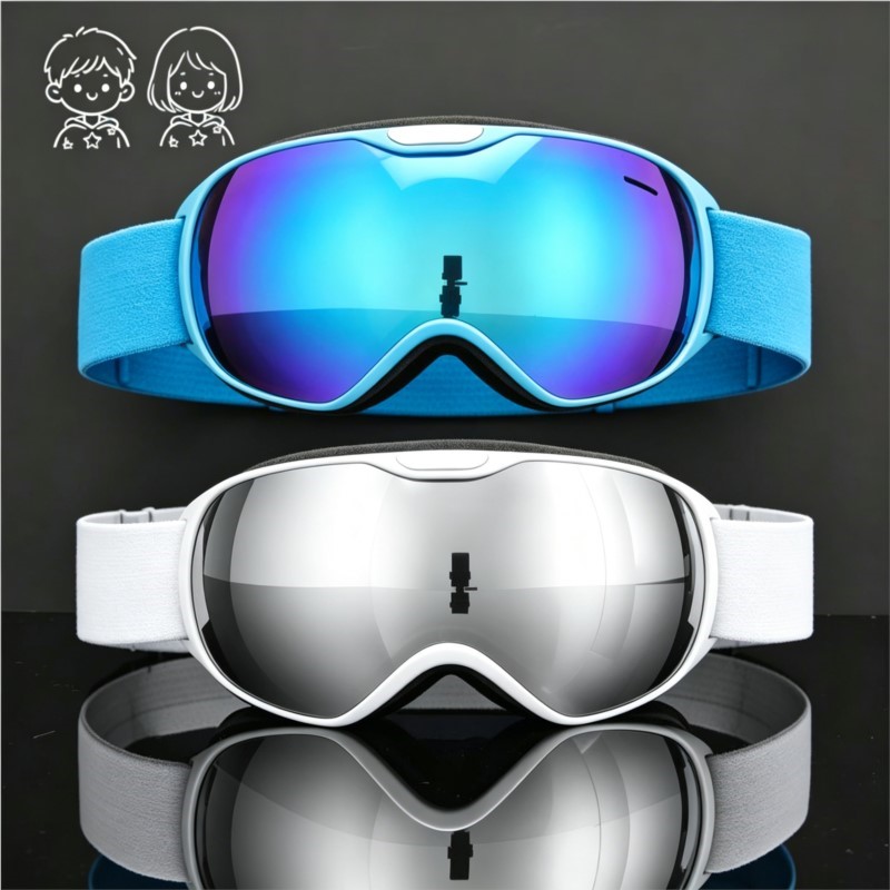 Cycling Protective Gear For Kids - All Weather Kids Anti-wind Ski Eyewear,