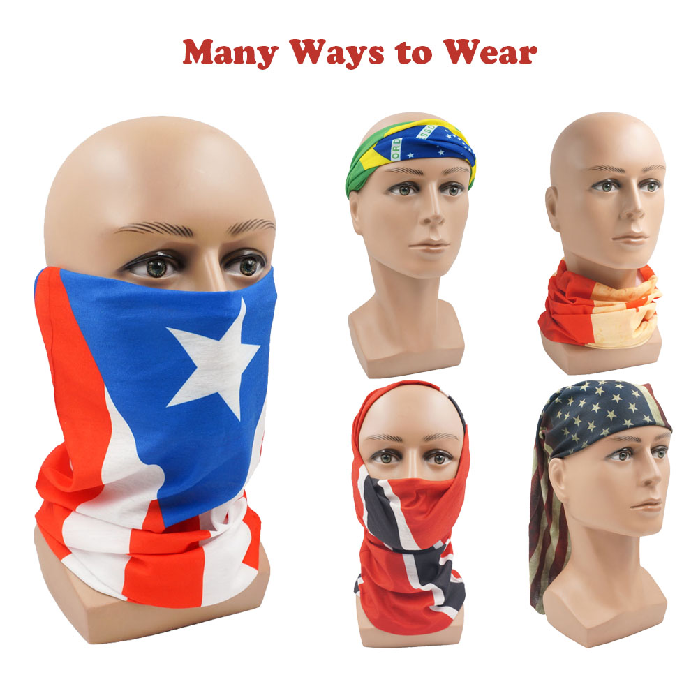 Seamless New Zealand Flag Band - đánh giá và giá Cycling Gear New Zealand