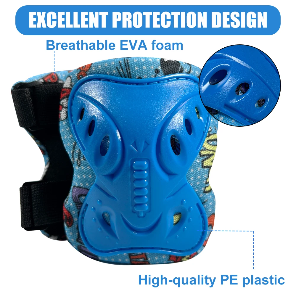 6Pcs Kids Knee Pads and Elbow  - đánh giá và giá Cycling Protective Gear For Kids