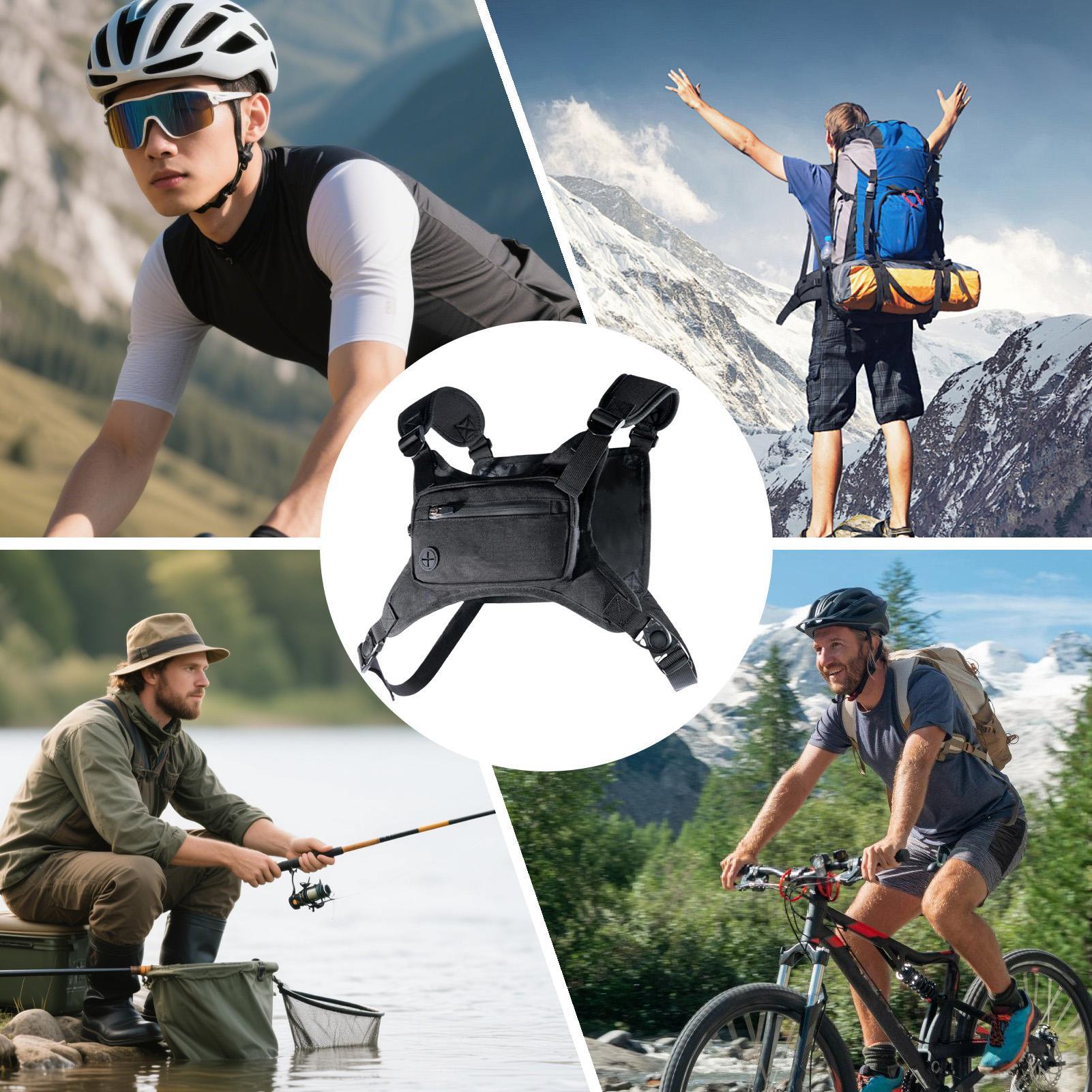 Running Chest Pack Hiking Ches - đánh giá và giá Cycling Gear Backpack