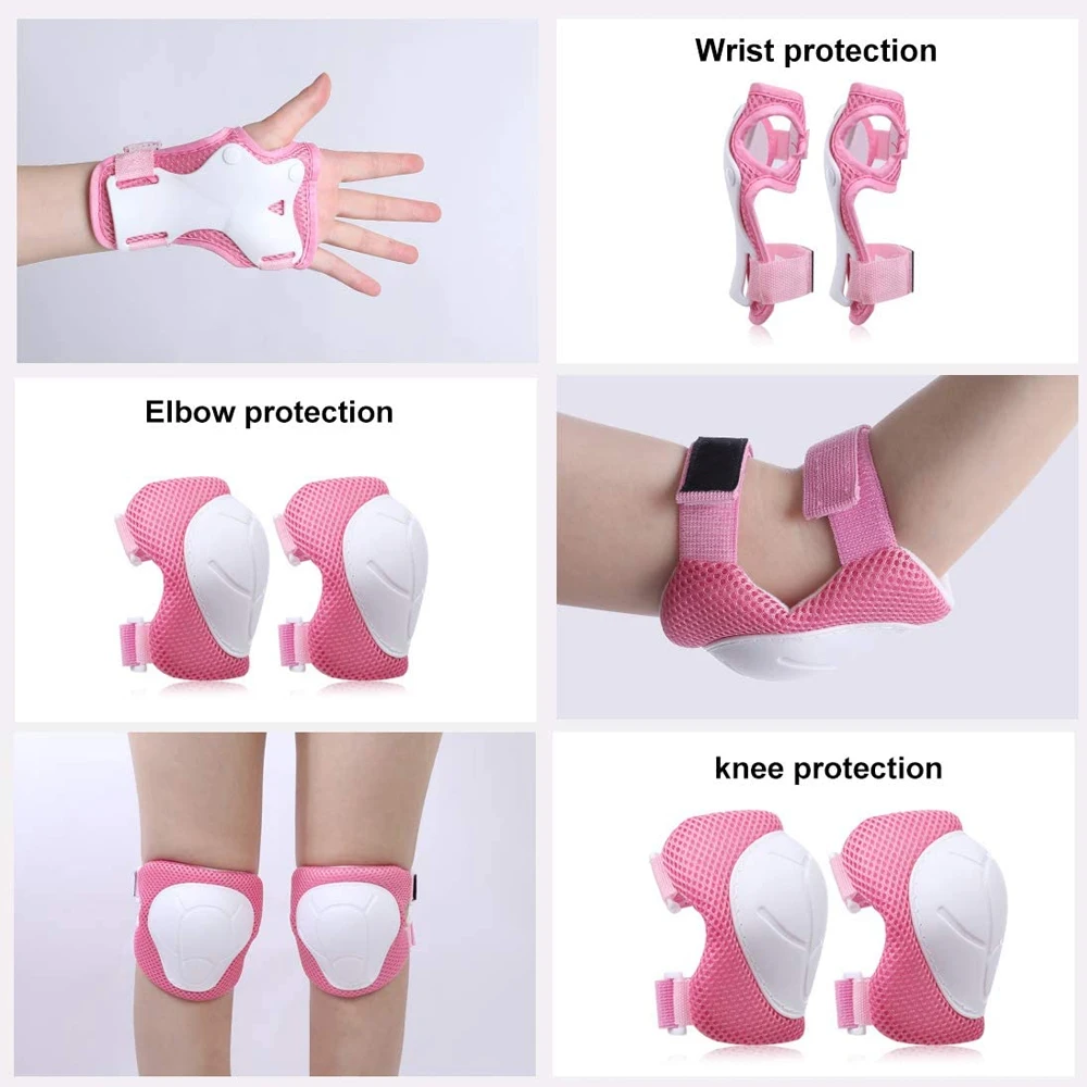 GOMOREON 6Pcs/Set Kids Knee Pa - đánh giá và giá Cycling Protective Gear For Kids
