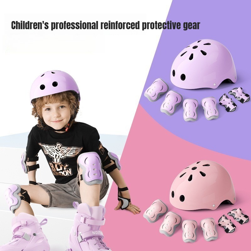 7Pcs/Set Kids Ages 3-10 with W - đánh giá và giá Cycling Protective Gear For Kids