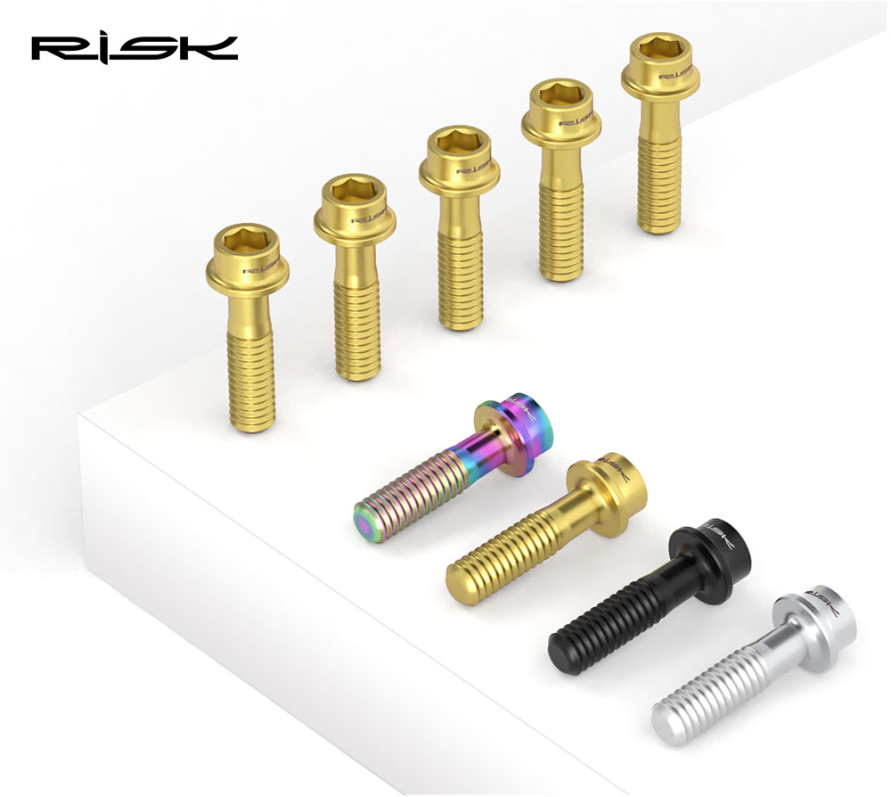 RISK Titanium Stem Bolts 6PCS  - đánh giá và giá Xc Mtb Gear