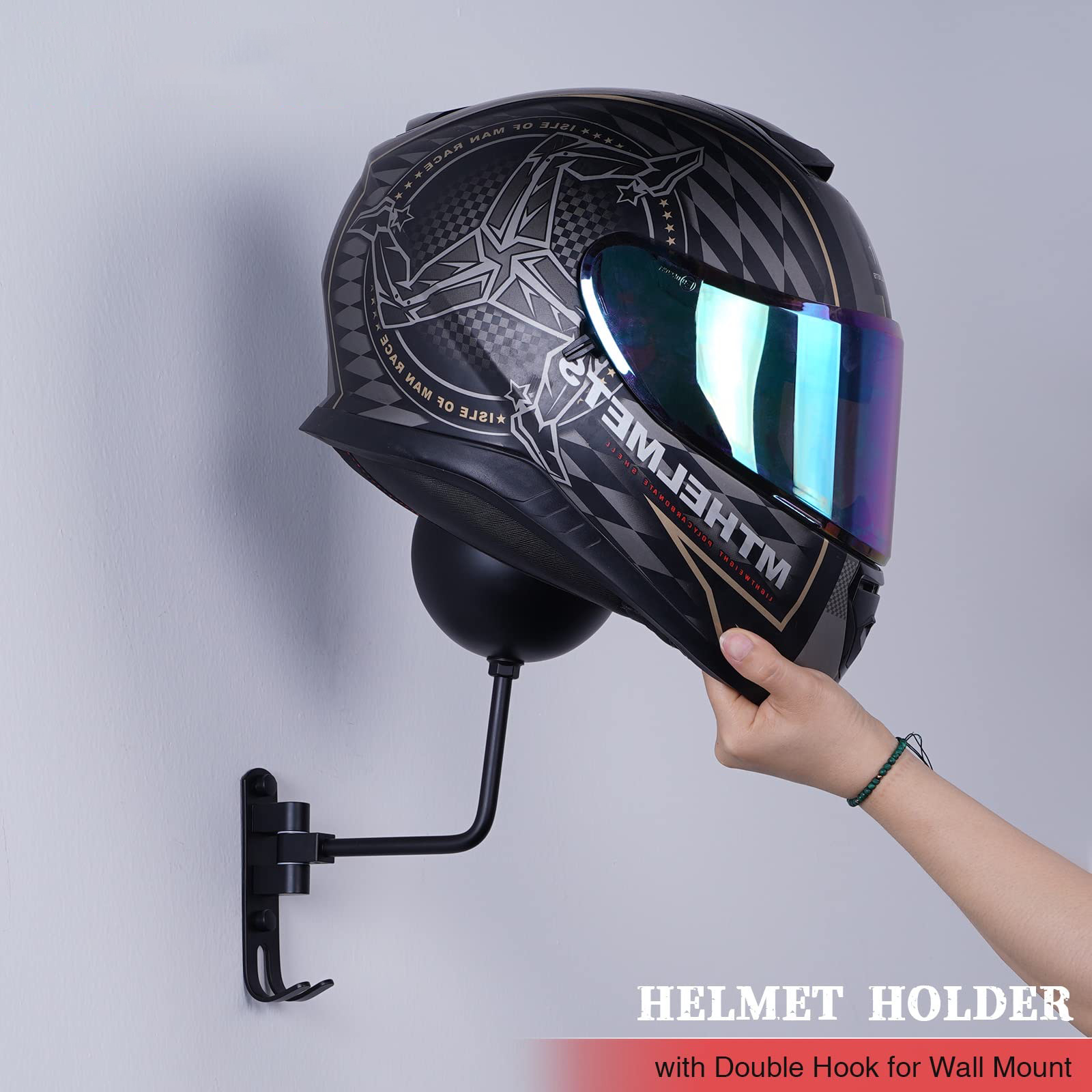 Motorcycle Helmet Wall Mount H - đánh giá và giá Cycling Gear Wall Mount